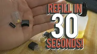 FAST EASY how to REFILL JUUL pods 30 SECONDS!