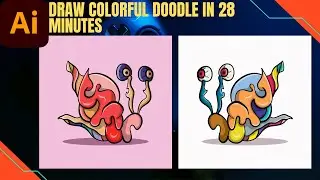 COLORFUL MASCOT DOODLE IN 28 MINUTES