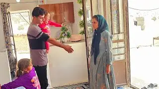 Khosrow's visit to Nilofer and his gift 🎁 to little Diana: documentary of nomadic life