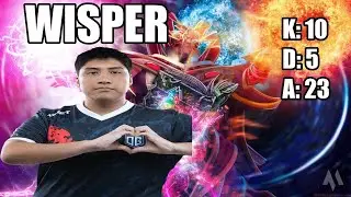 INVOKER - wisper TOP 10 | Dota 2 full Gameplay