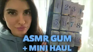 ASMR Gum Chewing Mini CVS Clearance Haul & Hair Accessories Advent Calendar (Whispered, Mouthsounds)