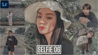Selfie 06 Preset - Lightroom Mobile Skin Tone Friendly Preset | Neutral Tones | Light Faded Selfie