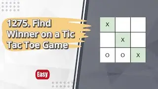 1275. Find Winner on a Tic Tac Toe Game  #leetcode  #2darray #javaprogramming #dsa #dsalgo #coding