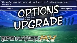 Options Upgrade Plugin - RPG Maker MV