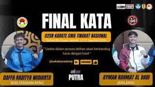 FINAL KATA PUTRA_O2SN CABOR KARATE TINGKAT NASIONAL DI JAKARTA 11-17 AGUSTUS 2024