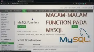 Macam-macam MYSQL FUNCTION