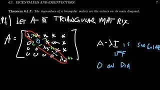 Finding the Eigenvalues of a Triangular Matrix