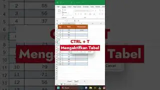 Cara membuat grafik dari tabel data do Excel