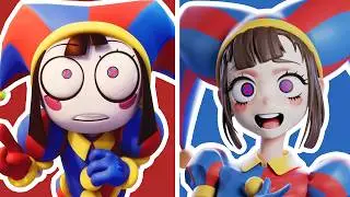 Pomni But She Is Anime - The Amazing Digital Circus 🎪 3D Character Time-lapse 🎪