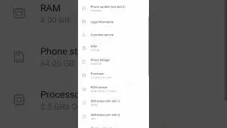 where we see phone model and Storage #setting #phone #model #storage #ram #memory #check #likeshort