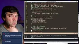 Live Coding at Work (Node.js) #34: Finishing the Auth refactor + Postmark