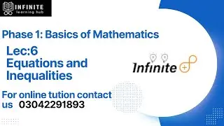 Equations and Inequalities || Solving  Equations and Inequalities || Basics of Math #equations