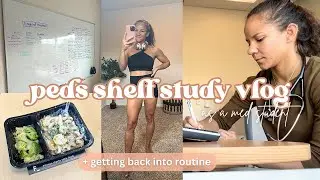 Med School Study Vlog 🩺 last days before my pediatric shelf exam!