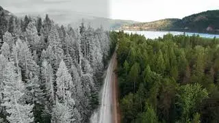 Summer to Winter - Making a Normal Shot into a Snowy Shot in Premiere Pro - First Test Footage