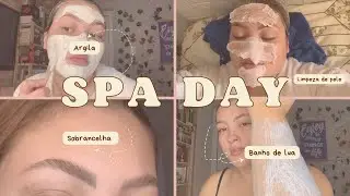 🧖🏼‍♀️ SPA DAY EM CASA- LIMPEZA DE PELE, SOBRANCELHA, BANHO DE LUA, HIDRATAÇÃO