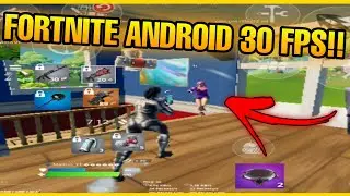 Fortnite Mobile:Gameplay Solo+Tela esticada!!!😯 (REDMI NOTE 8)