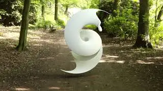 Plane transform to sculture / jewelry V1 1080p Animation ©® Bernd Haier