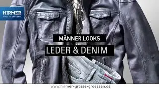 Leder und Denim bei Hirmer GROSSE GRÖSSEN