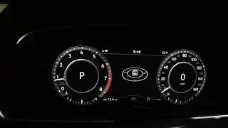 The Digital Dash Display in the New VW Tiguan