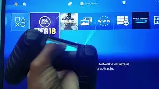 Como diminuir a luz do controle do PS4