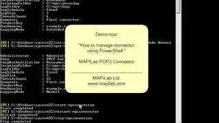 How to manage Exchange POP3 connector using PowerShell
