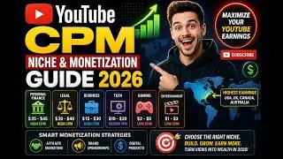 YouTube CPM Strategy & YouTube CPM Niche and Monetization Guide 2026