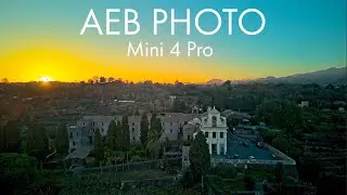 DJI Mini 4 Pro Automatic Exposure Bracketing (AEB) Photo Mode for HDR Photography