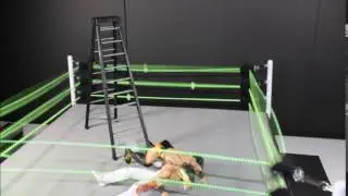 KEW Seth Rollins 450 Splash off ladder on to No Way Jose! Animation! Please get me to 400 subs!
