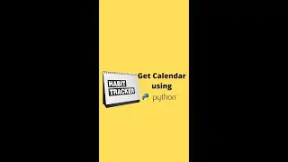 Get Calendar using Python || Use import calendar module || Python...  