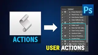 How to Import/Install Actions in Photoshop | Import ATN File | Photoshop Tutorial