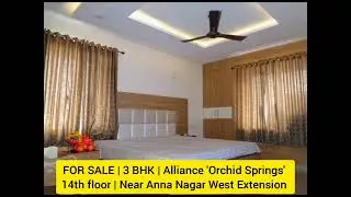 Alliance Orchid Springs ♨️ Lake View 2244 Sqft 3 BHK Apartment.
