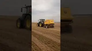40 секунд на рулон - пресс-подборщик New Holland #агроном #farming #agriculture