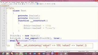 __set_state() Magic Method - Object Oriented Programming Tutorial