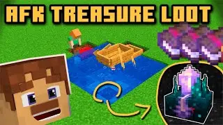 Easy AFK Fish Farm with Treasure Loot! 1.20 & 1.21+ Minecraft