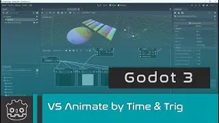 Godot 3 - Visual Shaders Animating by Time and Trigonometry