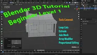 Modeling a Creepy Cabin in Blender