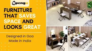 Pengu Extendable & Folding Table - Console table + Desk + Dining table