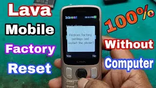 Lava A5 Reset Factory Setting//Lava Reset Factory Code//Lava A5 Reset Code