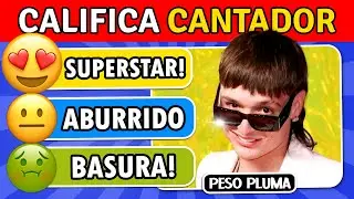 Elige un Nivel para tu CANTADOR favorito 🎶🎤 Tier List De Música