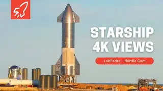 Nerdle Cam 4K-  SpaceX Starship Launch Facility