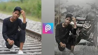 PicsArt Bike Manipulation Photo Editing Tutorial | Step By Step In Hindi |