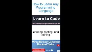 How to Learn Any Programming Language