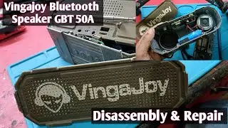Vingajoy Bluetooth Speaker GBT 50A Wireless   Disassembly And Repair