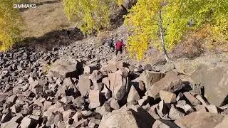 Поездка на скалы Топольские столбы в Тасеевском районе. Красивые места Красноярского края.