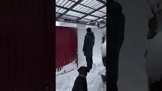 вот так выпало снежка😂 