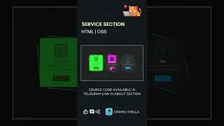 Responsive Service Section using HTML CSS 🔥 