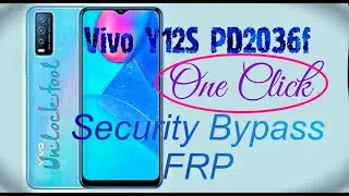 Vivo Y12s Pd2036f how to open pattern / pin / password / Frp Bypass 