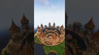 Minecraft: Simple Underground Castle! Timelapse | Tutorial | #builds #shorts #minecraft