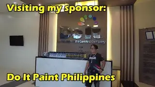 Visiting my sponsor, Do It Paint Philippines