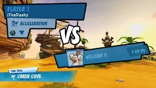 Beating Crash Cove's Developer Time With Acceleration | Crash Team Racing: Nitro Fueled